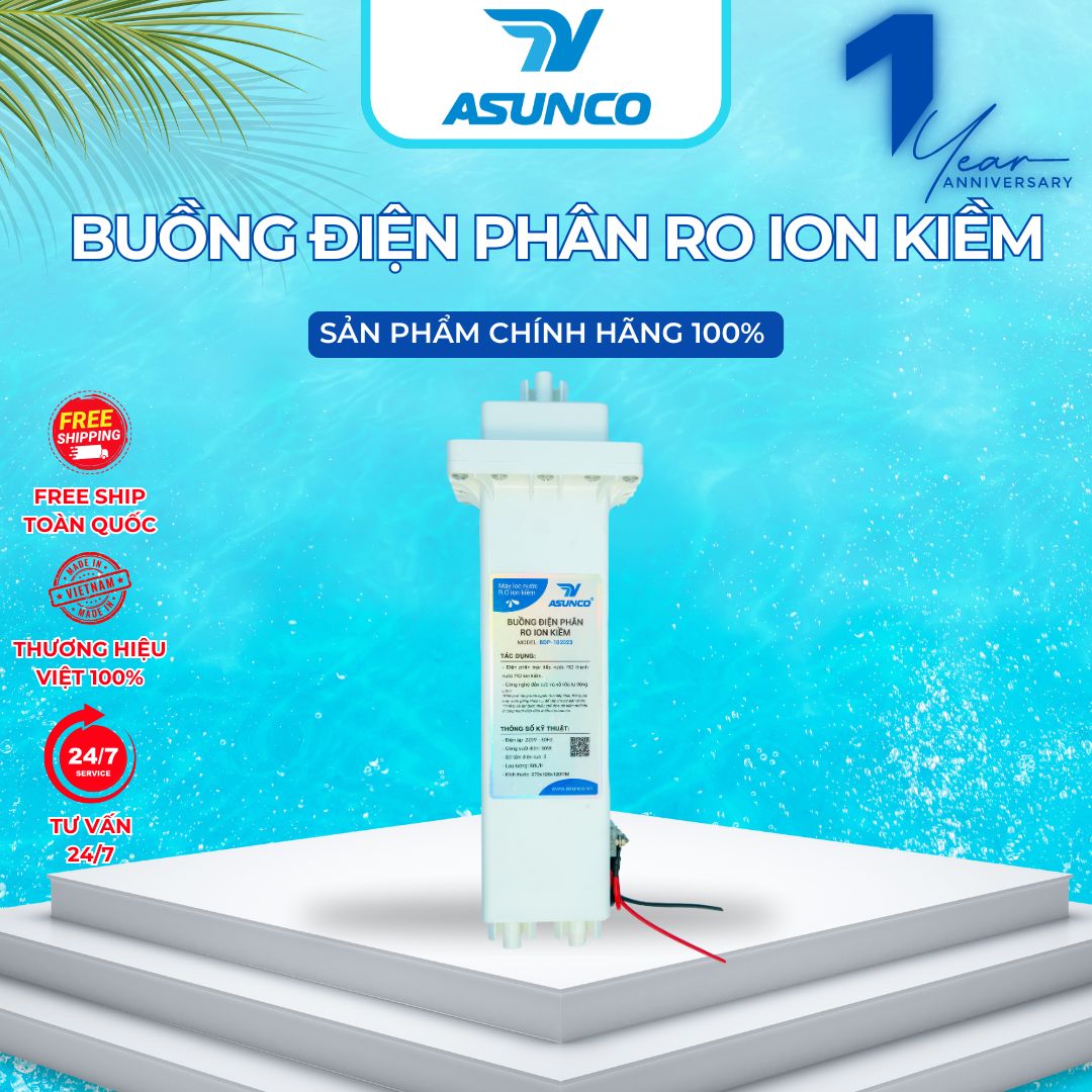 BUỒNG ĐIỆN PHÂN RO ION KIỀM