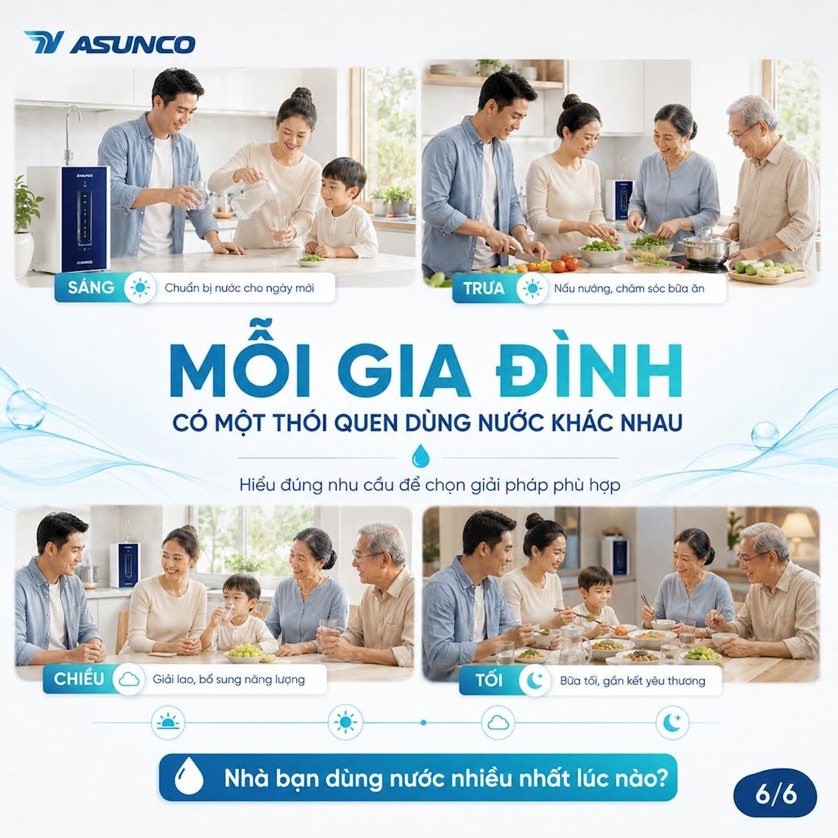 Máy lọc nước cho gia đình 4 người: tiêu chí chọn thiết bị phù hợp