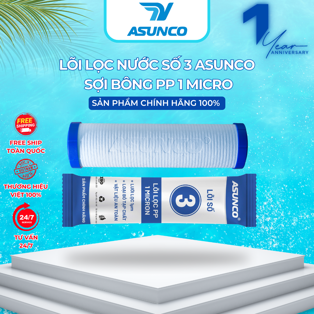LÕI LỌC NƯỚC SỐ 3 ASUNCO